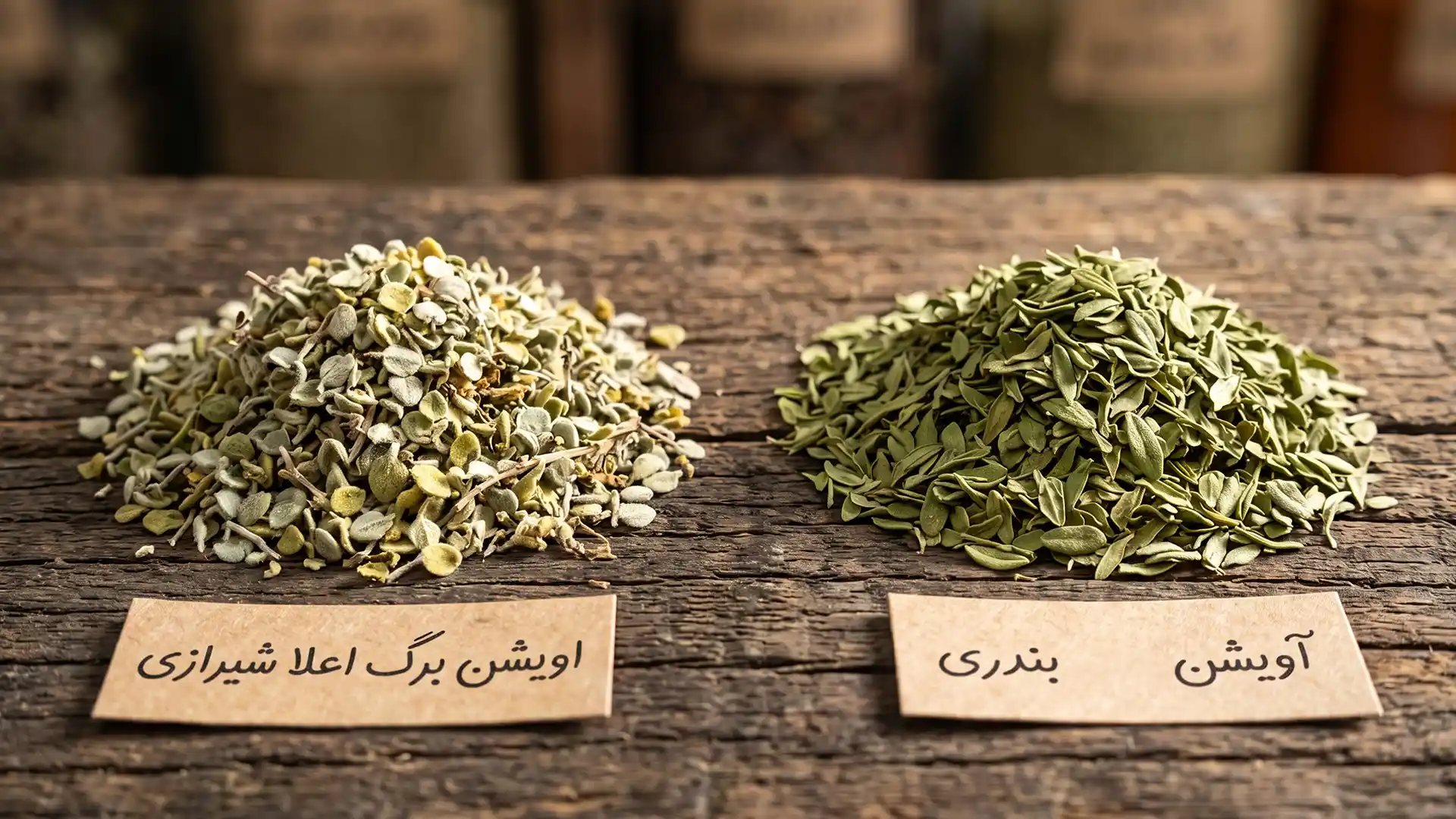 مقایسه آویشن برگ اعلا شیرازی و آویشن بندری