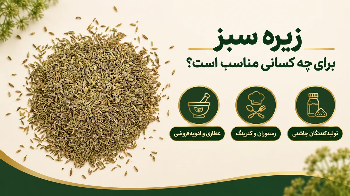 زیره سبز مناسب چه کسبوکارهایی است؟ زیره سبز مناسب چه کسبوکارهایی است؟