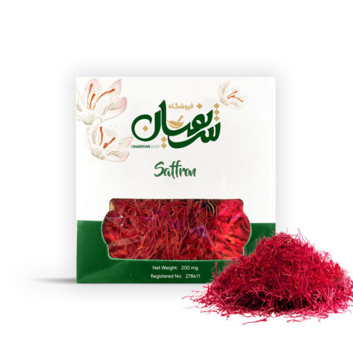 زعفران سوپر نگین صادراتی 200 سوت پاکتی