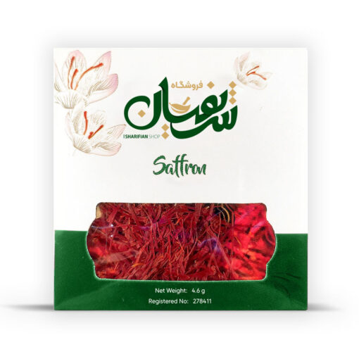 زعفران سوپر نگین صادراتی یک مثقال پاکتی